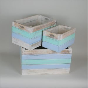 Coloured Boxes - Set of 3