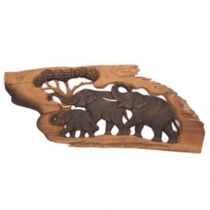 Elephant Wall Carving