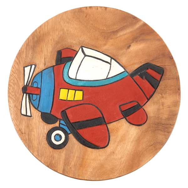 Childs Stool - Plane Red