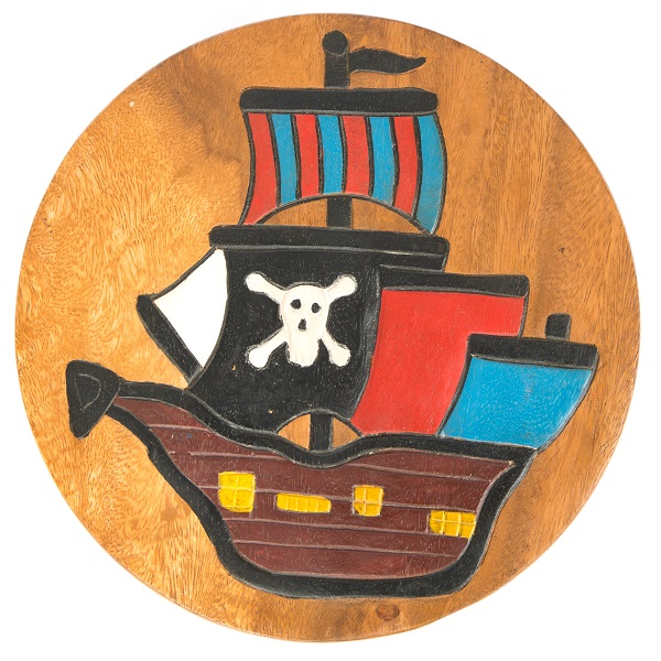Childs Stool - Pirate Ship