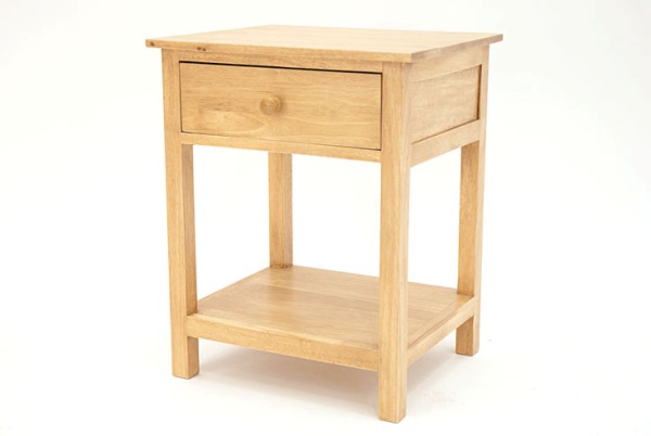 Accent 1 Drawer Bedside Table - Light