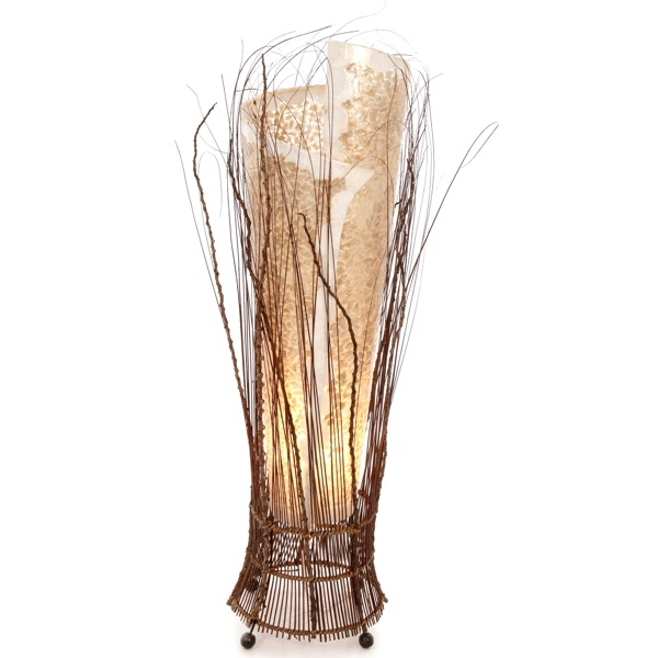 Twig Gold Shell Lamp - 100cm