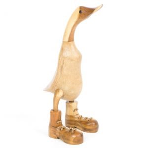 Bamboo Root Duck In Boots - 25cm
