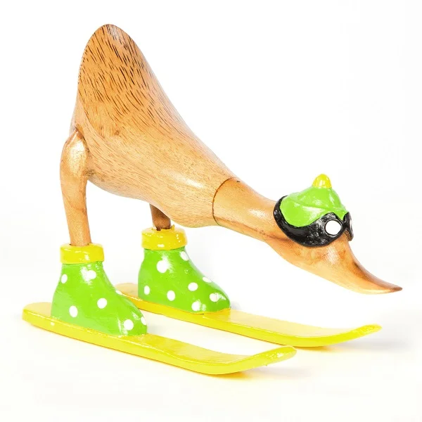 Skiing Bamboo Duck - 30cm