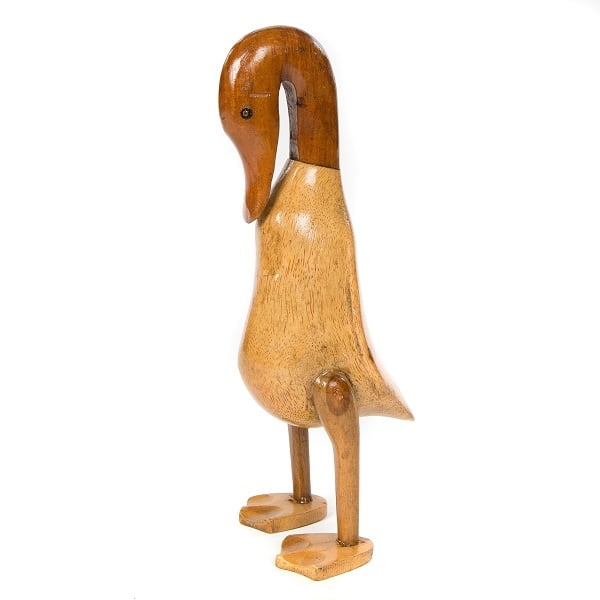 Head Down Standing Natural Duck - 30cm