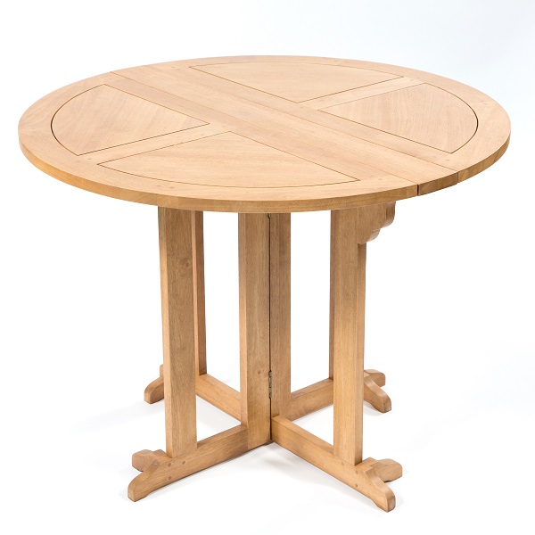 Accent Round Folding Table - Light