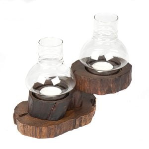Folding Tealight With Glass - 2